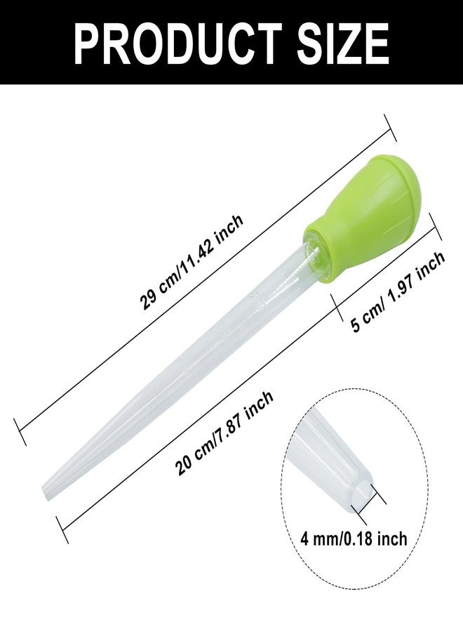 Murtenze 2 Pack Manual Fish Tank Water Changer Aquarium Dropper, Green Clean Pipette Dropper Waste Remover, Mini Gravel Cleaning Straw for Aquarium Cleaning/Aquarium Owners - Image 3